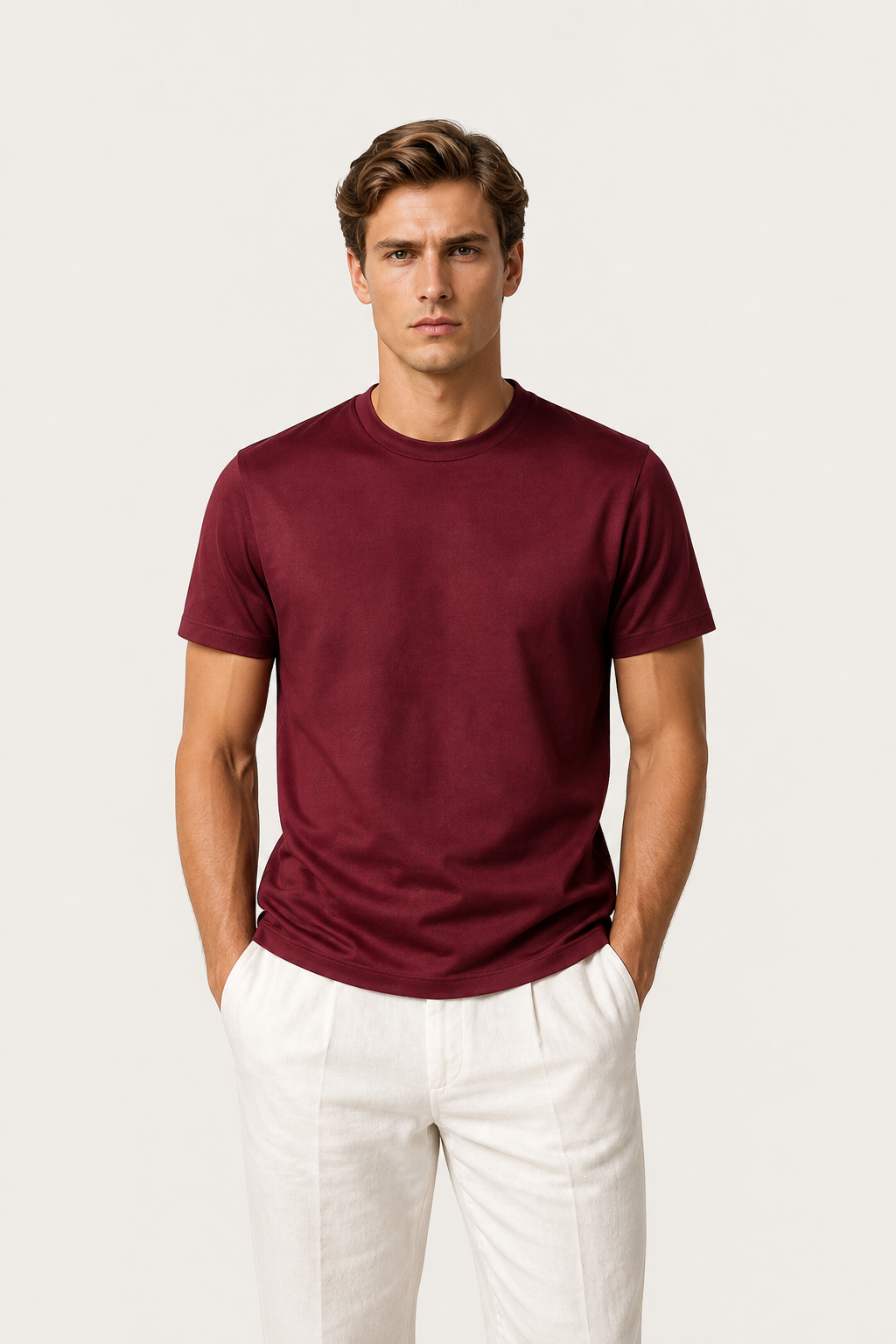 Azuro Tee Burgunder