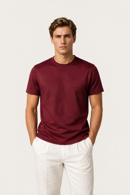 Azuro Tee Burgunder