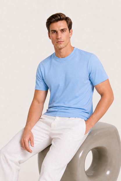 Azuro T-Shirt Hellblau