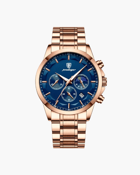Präzisions-Chronograph Edelstahl-Uhr