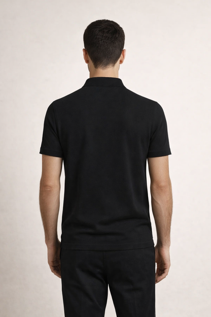 Verfeinertes Polo Schwarz
