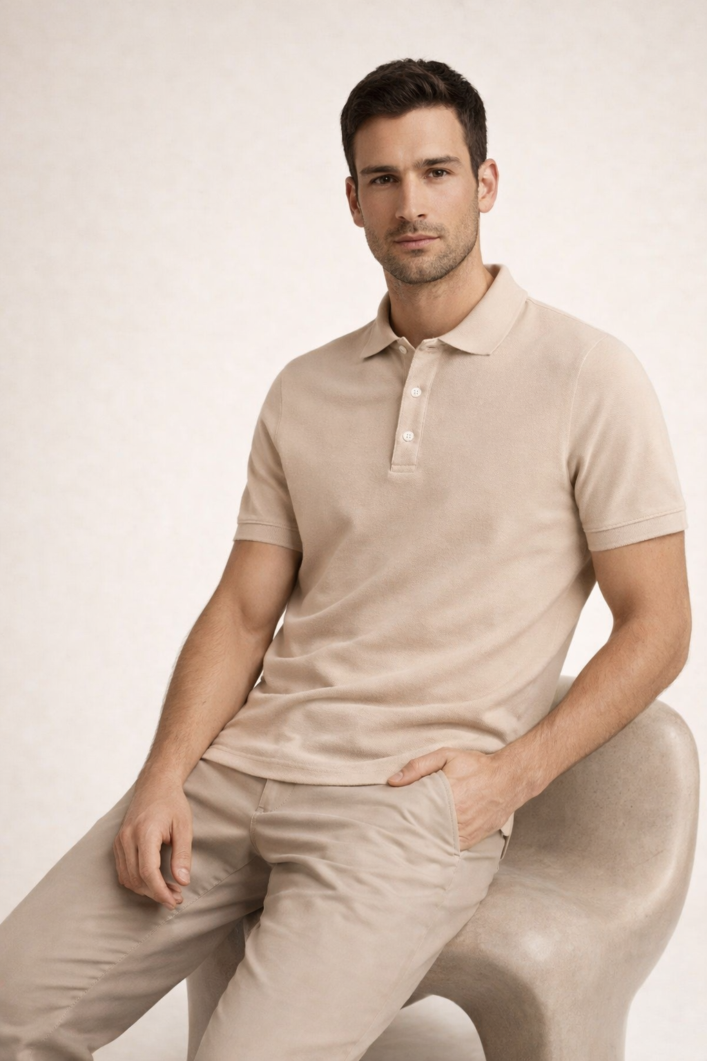 Verfeinertes Polo Beige