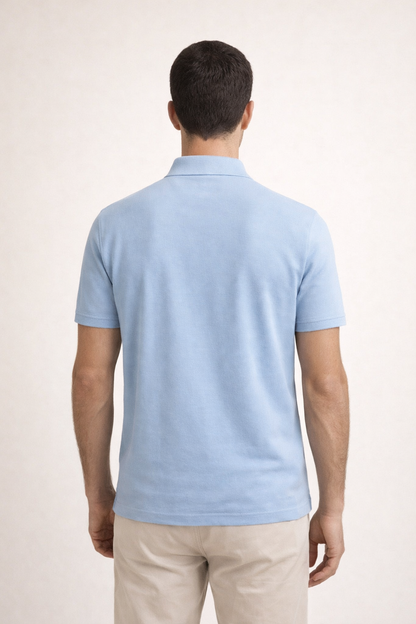 Verfeinertes Polo Hellblau
