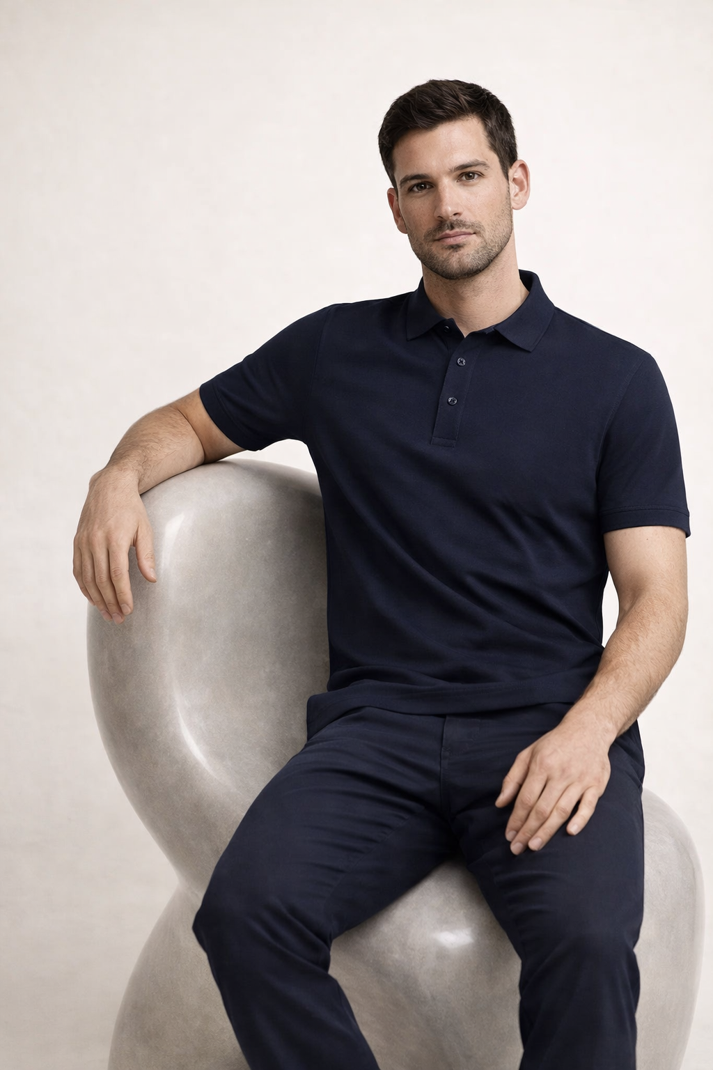 Verfeinertes Polo Navy