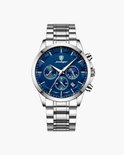 Präzisions-Chronograph Edelstahl-Uhr