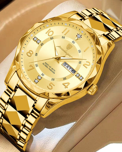 Klassische Zwei-Ton Stahl Uhr