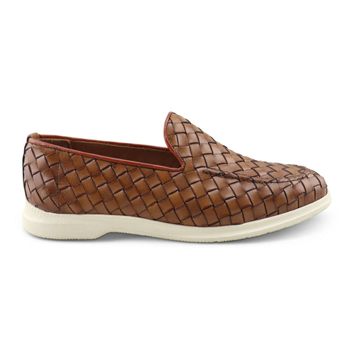 Sorrento Woven Loafer - Leder