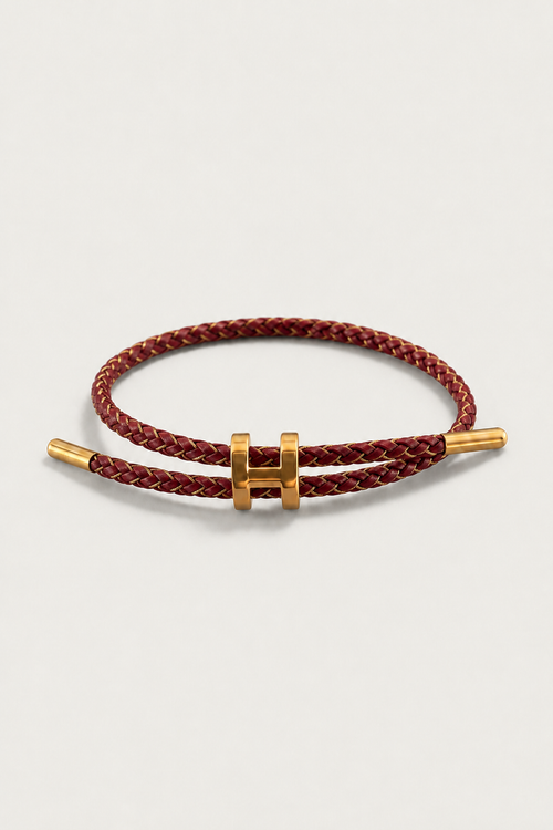 Aurea Armband Burgunder/Gold
