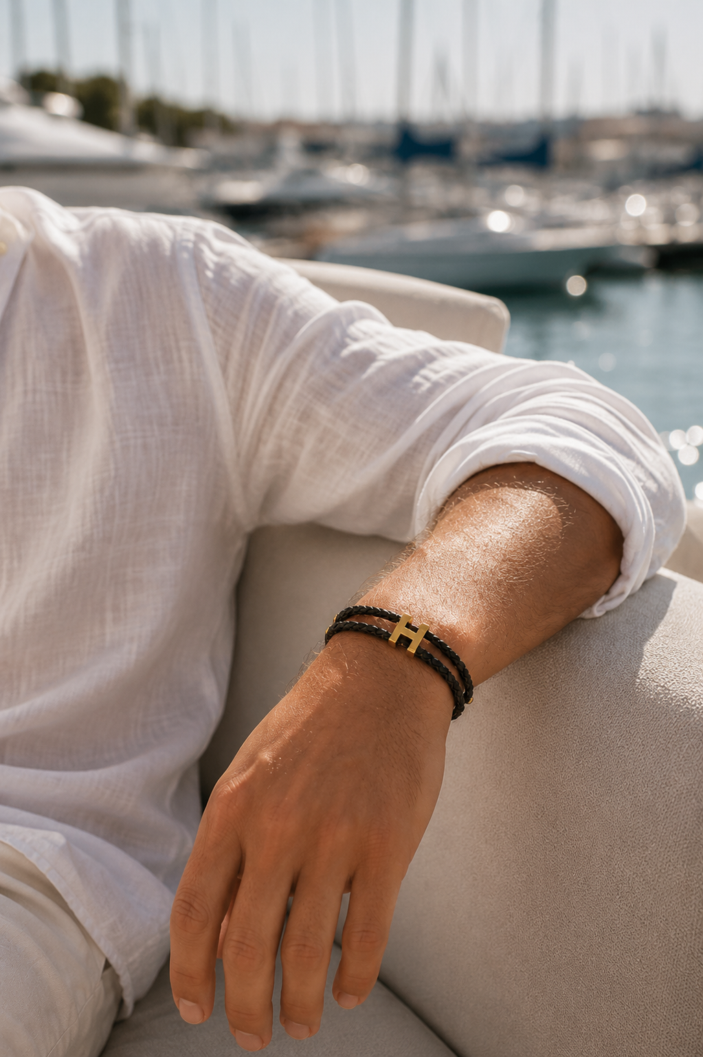 Aurea Armband Gold/Schwarz