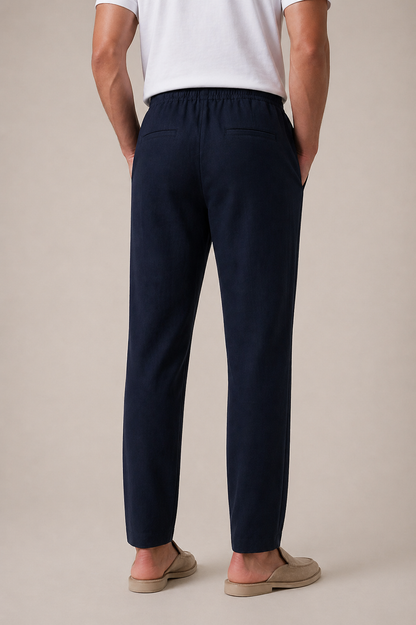 Leinen Bayside-Hosen Navy