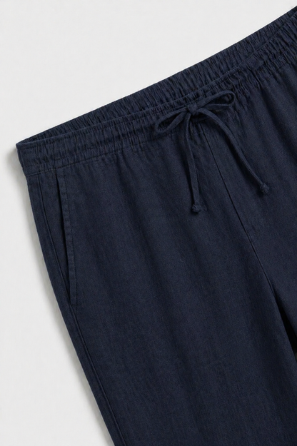 Leinen Bayside-Hosen Navy