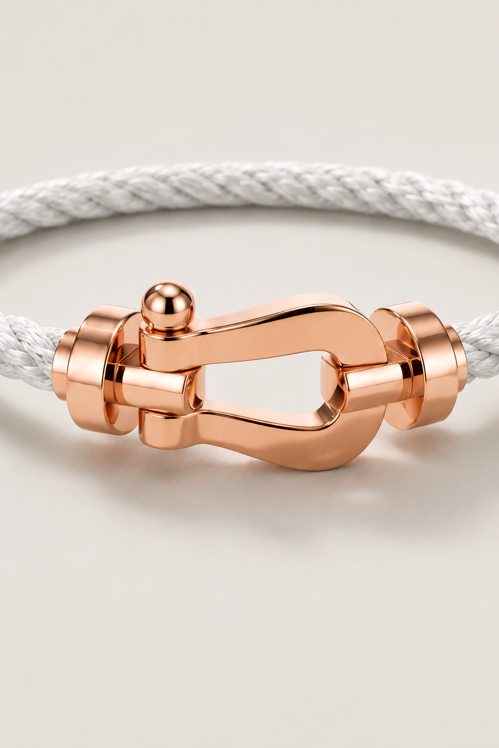 Aurelio Armband Weiß / Roségold