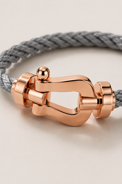Aurelio Armband Grau / Roségold