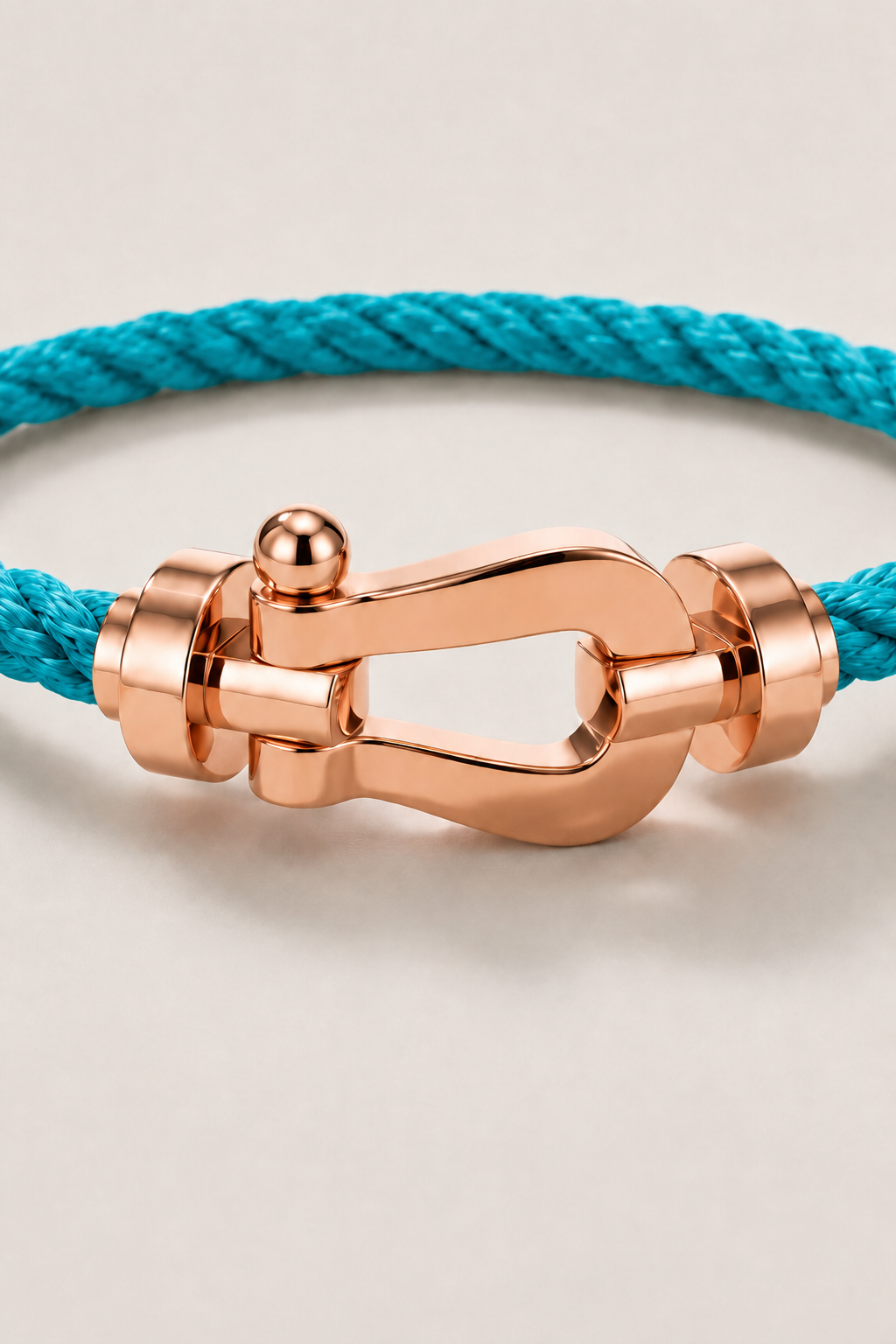 Aurelio Armband Hellblau / Roségold