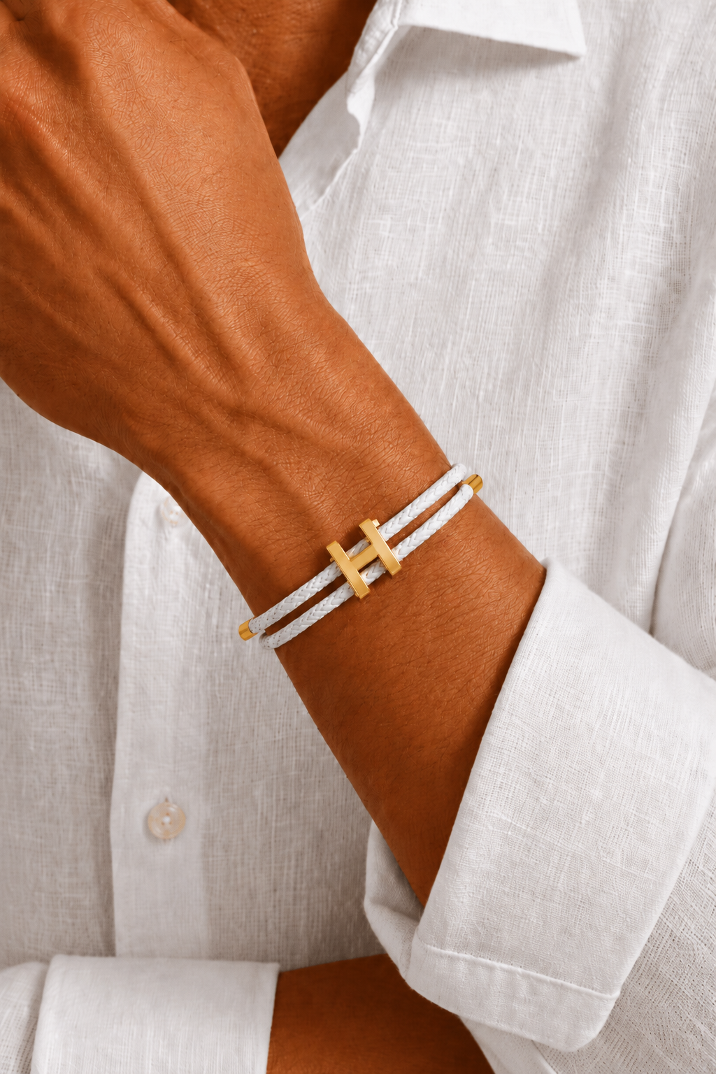 Aurea Armband Weiß/Gold