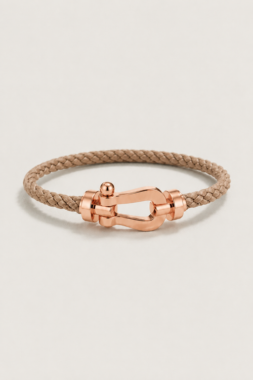 Aurelio Armband Hellbraun / Roségold