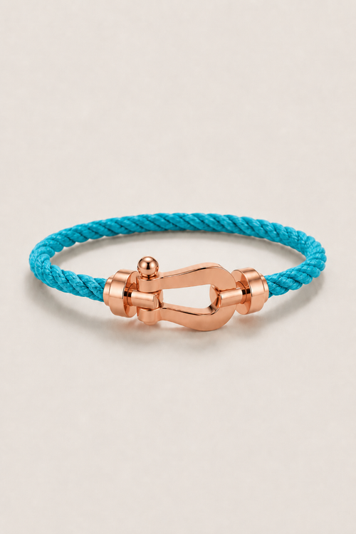Aurelio Armband Hellblau / Roségold