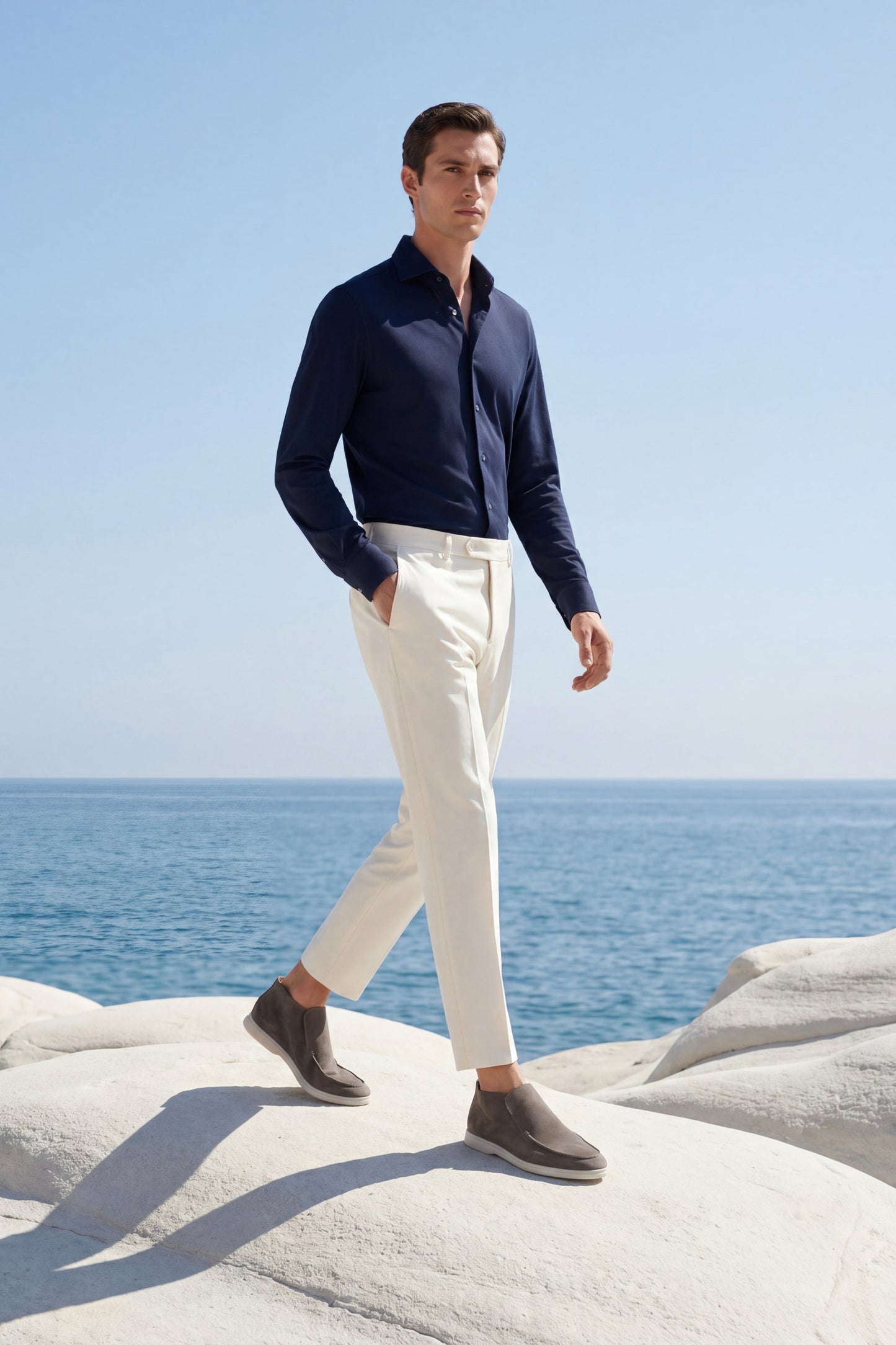 Capri High Top Loafer Olivgrün