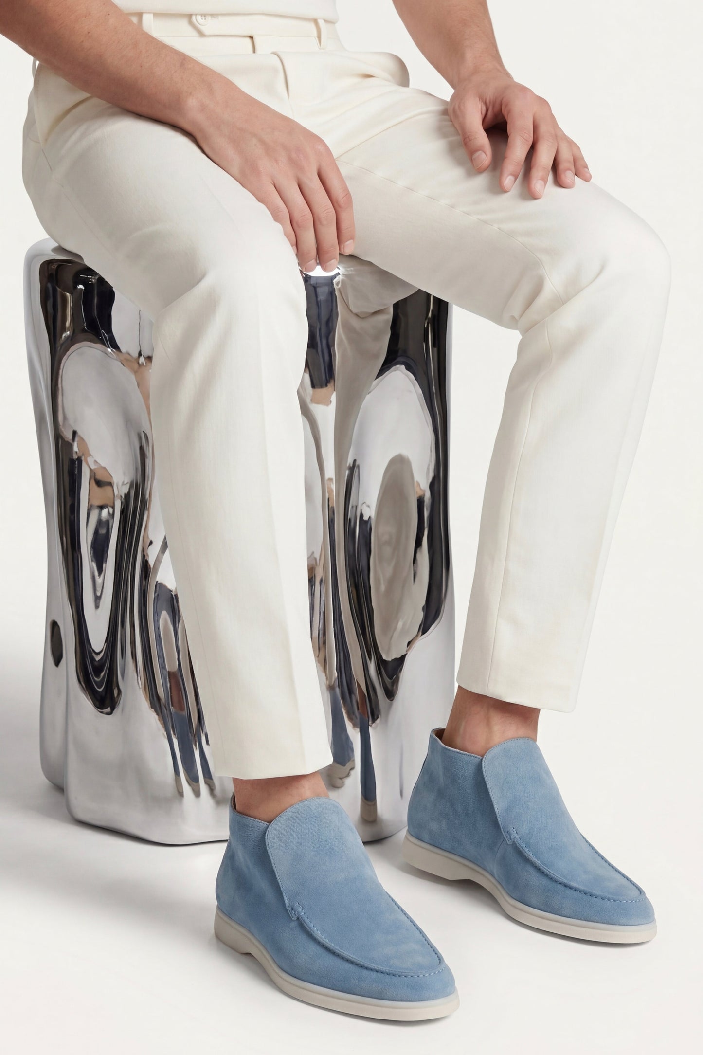 Capri High Top Loafer Himmelblau