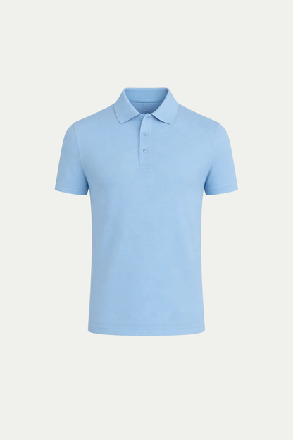 Verfeinertes Polo Hellblau