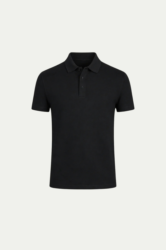 Verfeinertes Polo Schwarz