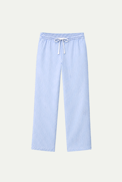 Leinen Bayside Hose Gestreift