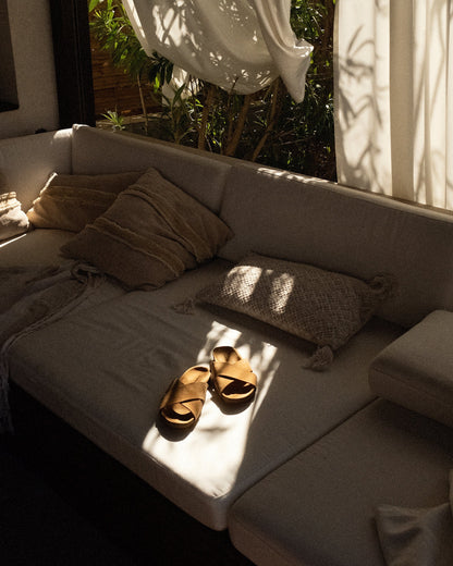 Amalfi Sandalen Sand Wildleder