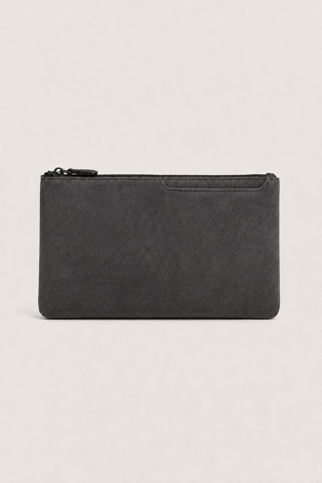 Alcantara Clutch Bag Dunkelgrau
