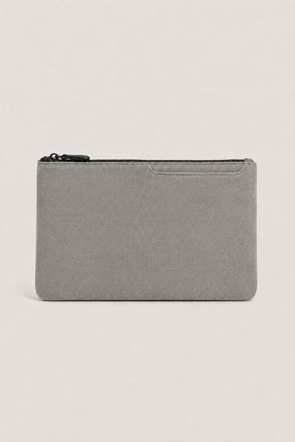 Alcantara Clutch Bag Mondstein Grau