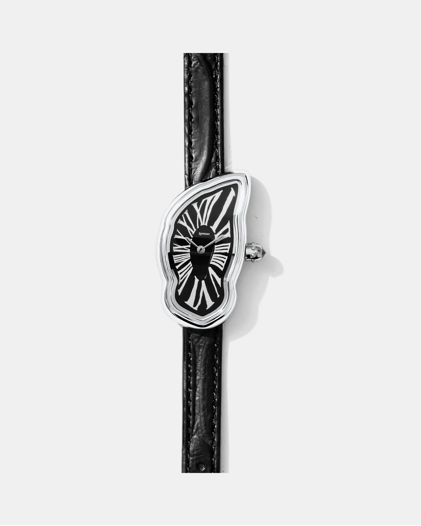 Schmelzende Uhr Klein Silber