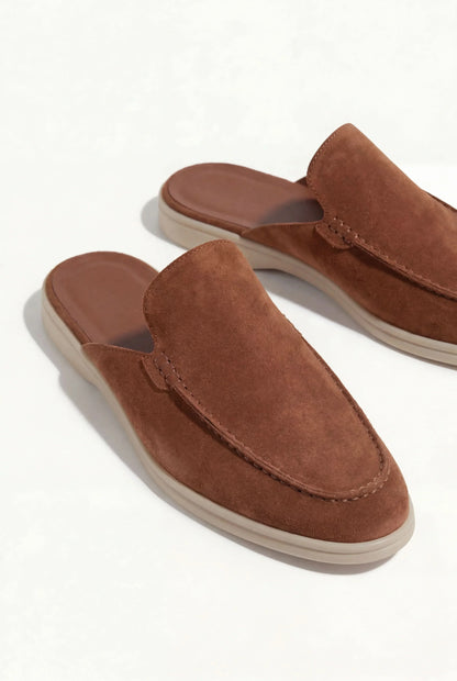 Bordeaux Suède Yacht Mule