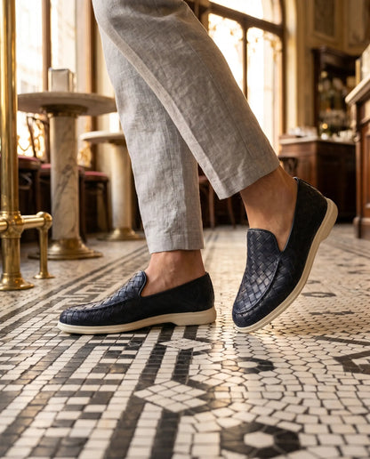 Sorrento Woven Loafer - Blau