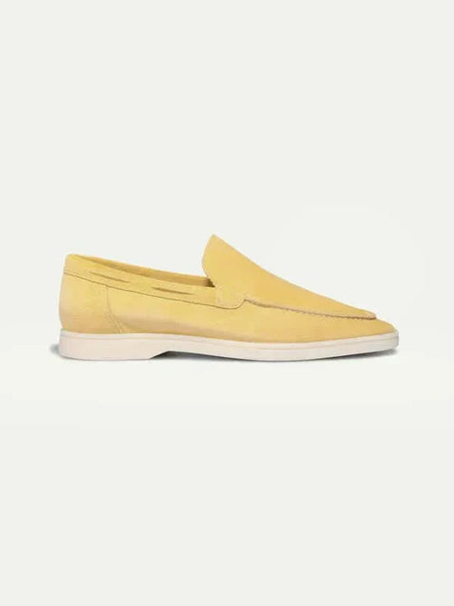 Klassischer Wildleder Slipper Zitrusgelb