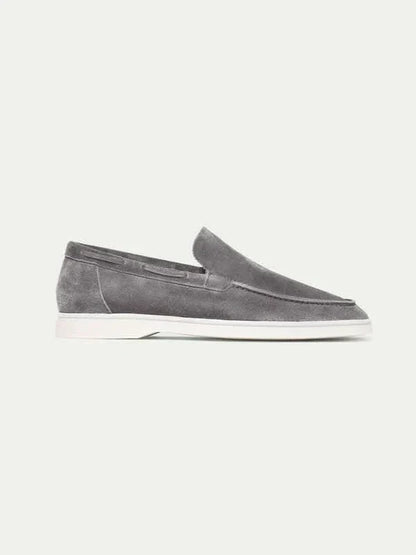 Klassischer Wildleder Slipper Grau