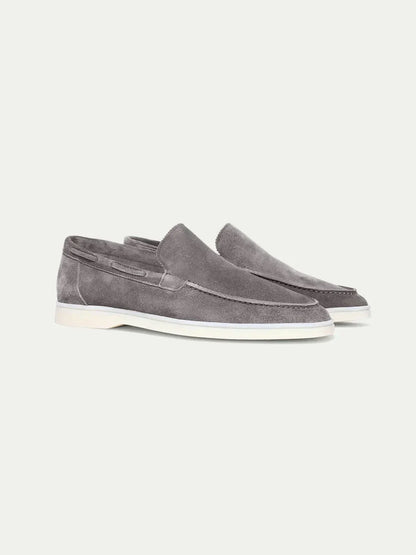 Klassischer Wildleder Slipper Grau